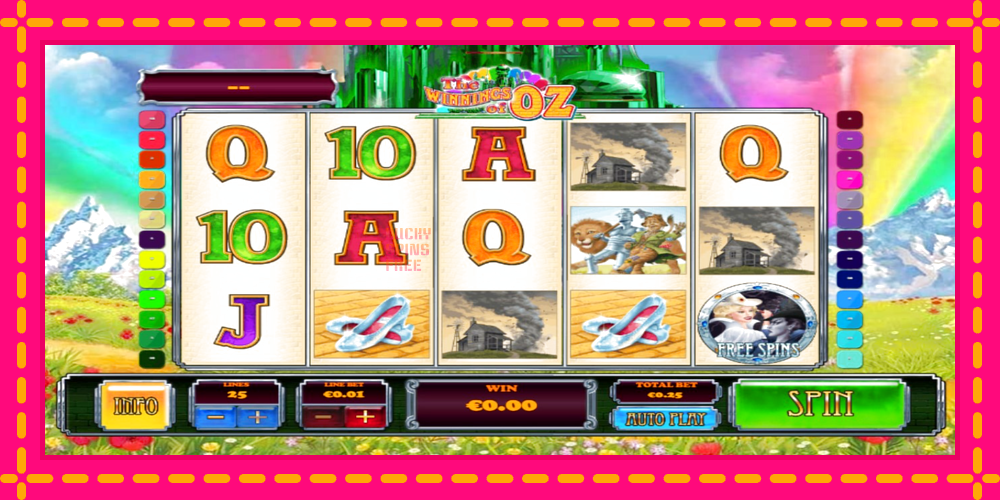 The Winnings of Oz - thiết bị chơi game với phần thưởng độc đáo, hình ảnh 1