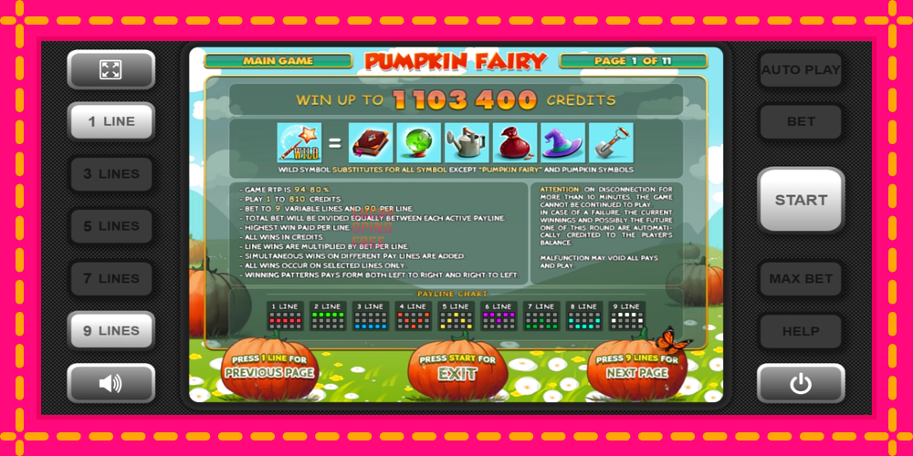 Pumpkin Fairy - thiết bị chơi game với phần thưởng độc đáo, hình ảnh 4