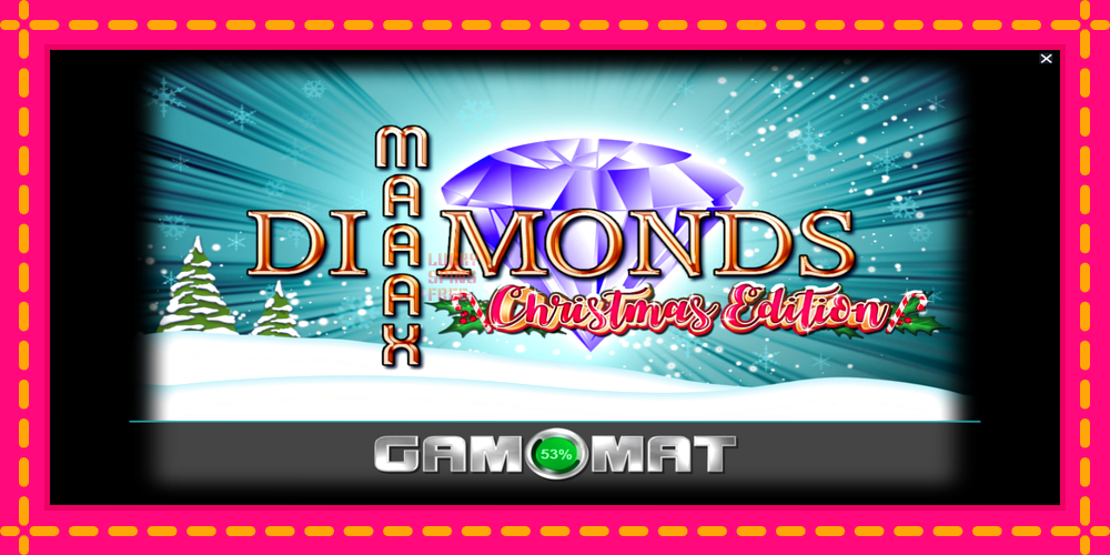 Maaax Diamonds Christmas Edition - thiết bị chơi game với phần thưởng độc đáo, hình ảnh 1