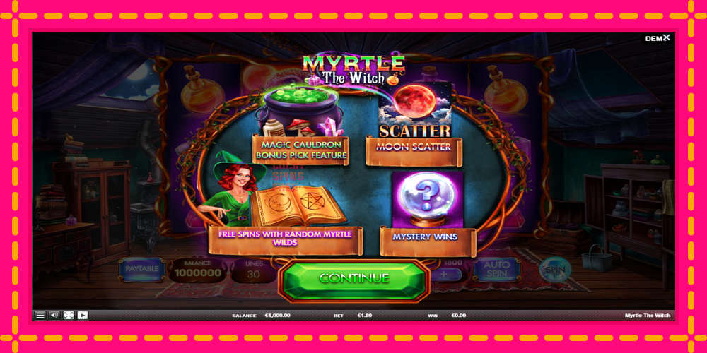 Myrtle the Witch - thiết bị chơi game với phần thưởng độc đáo, hình ảnh 1