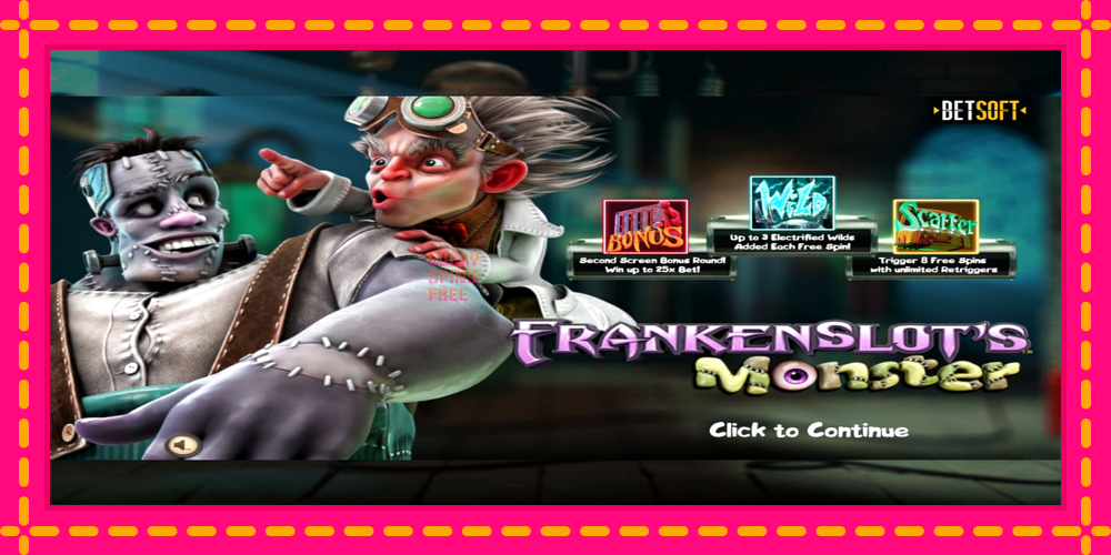 Frankenslots Monster - thiết bị chơi game với phần thưởng độc đáo, hình ảnh 1