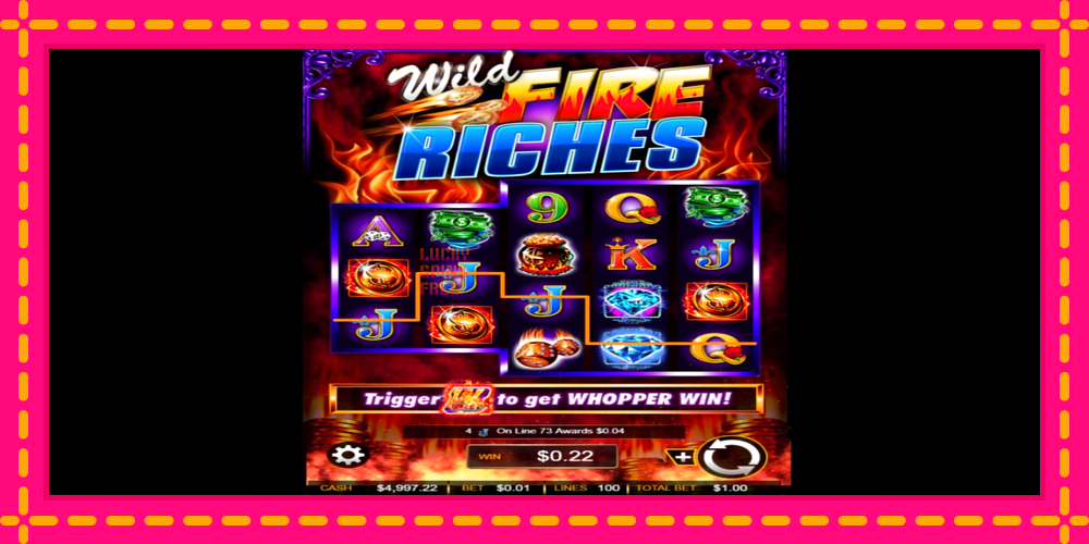 Wild Fire Riches - thiết bị chơi game với phần thưởng độc đáo, hình ảnh 2