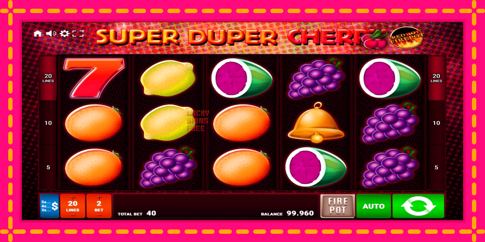 Super Duper Cherry Red Hot Firepot - thiết bị chơi game với phần thưởng độc đáo, hình ảnh 1