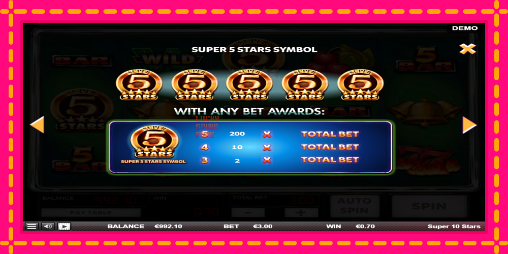 Super 10 Stars - thiết bị chơi game với phần thưởng độc đáo, hình ảnh 6