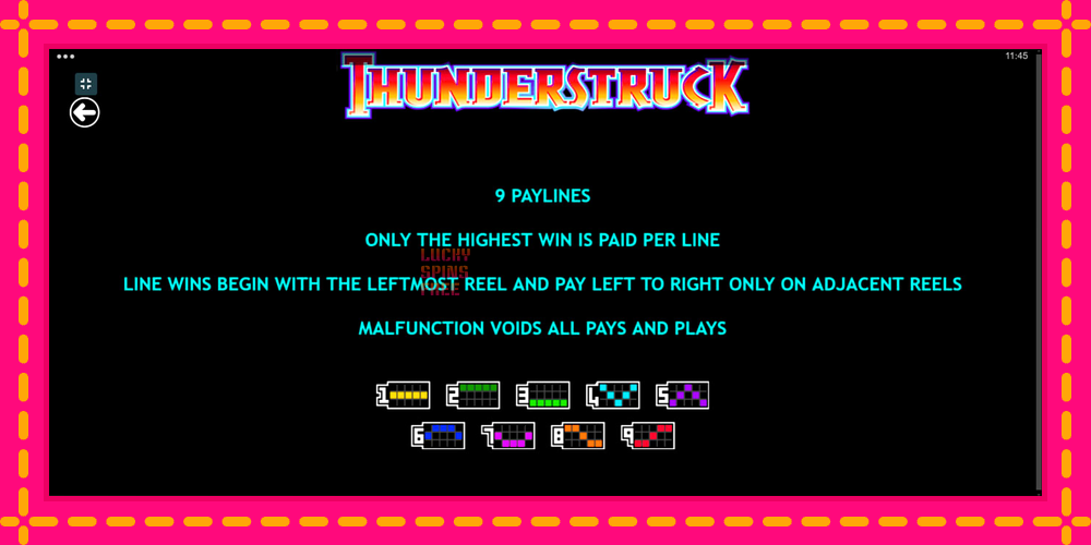 Thunderstruck - thiết bị chơi game với phần thưởng độc đáo, hình ảnh 7