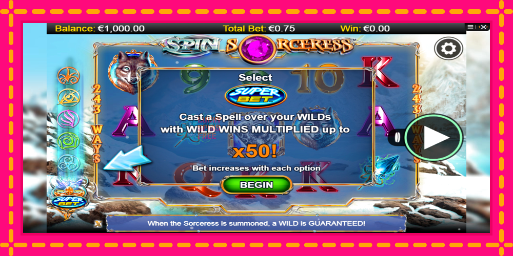 Spin Sorceress - thiết bị chơi game với phần thưởng độc đáo, hình ảnh 1