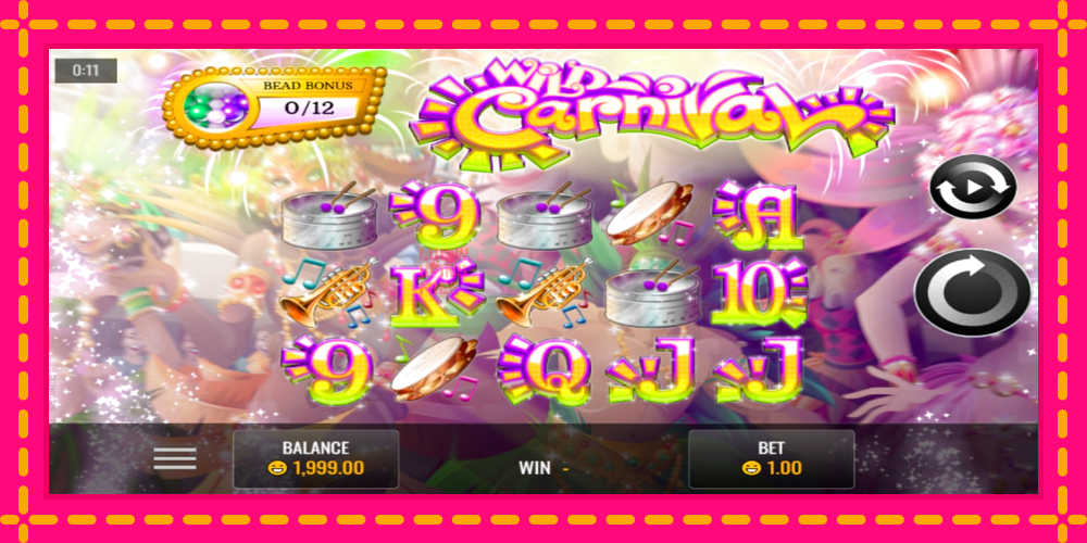 Wild Carnival - thiết bị chơi game với phần thưởng độc đáo, hình ảnh 1