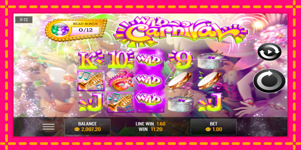 Wild Carnival - thiết bị chơi game với phần thưởng độc đáo, hình ảnh 2