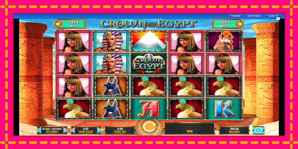 Crown of Egypt - thiết bị chơi game với phần thưởng độc đáo, hình ảnh 1