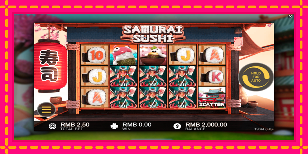 Samurai Sushi - thiết bị chơi game với phần thưởng độc đáo, hình ảnh 2