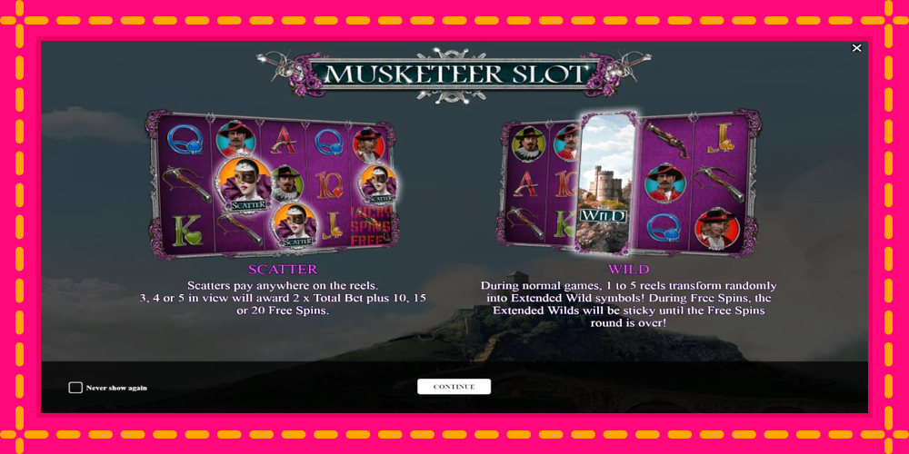 Musketeer Slot - thiết bị chơi game với phần thưởng độc đáo, hình ảnh 1