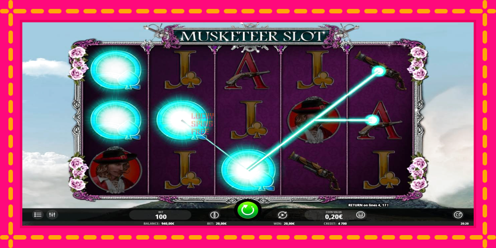 Musketeer Slot - thiết bị chơi game với phần thưởng độc đáo, hình ảnh 3