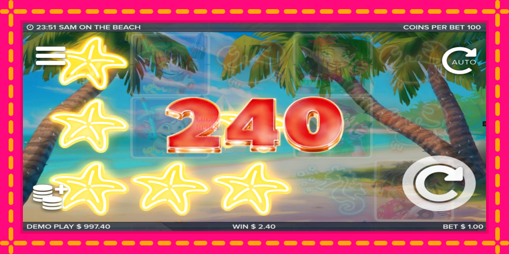 Sam on the Beach - thiết bị chơi game với phần thưởng độc đáo, hình ảnh 2