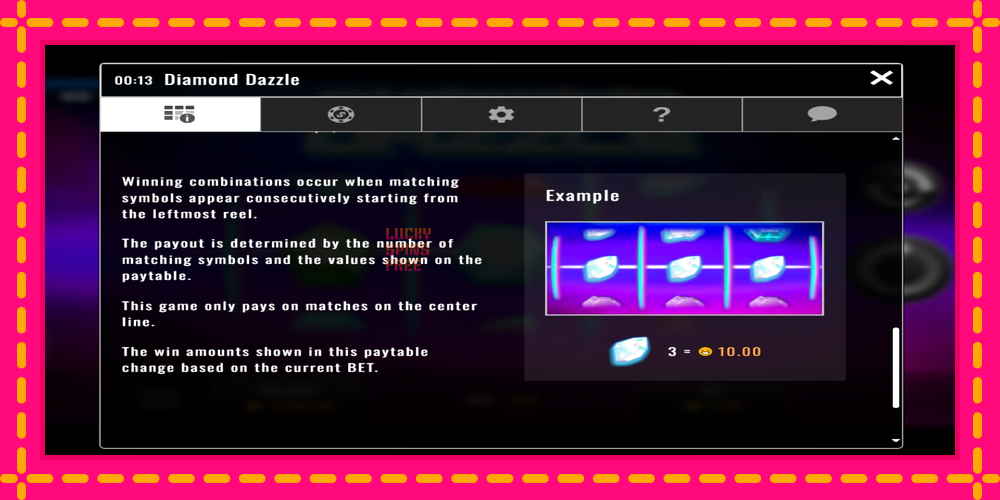 Diamond Dazzle - thiết bị chơi game với phần thưởng độc đáo, hình ảnh 5