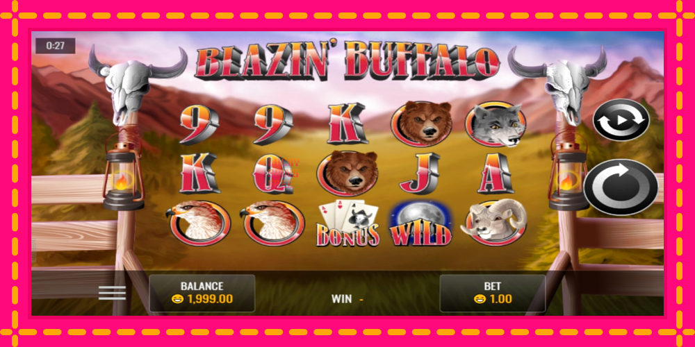 Blazin’ Buffalo - thiết bị chơi game với phần thưởng độc đáo, hình ảnh 1