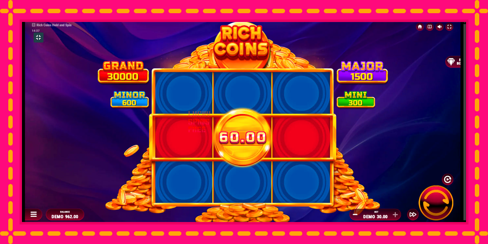 Rich Coins Hold and Spin - thiết bị chơi game với phần thưởng độc đáo, hình ảnh 3