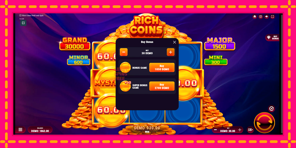 Rich Coins Hold and Spin - thiết bị chơi game với phần thưởng độc đáo, hình ảnh 7