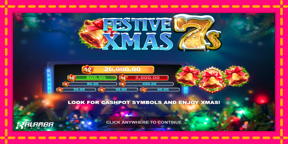 Festive Xmas 7s - thiết bị chơi game với phần thưởng độc đáo, hình ảnh 1