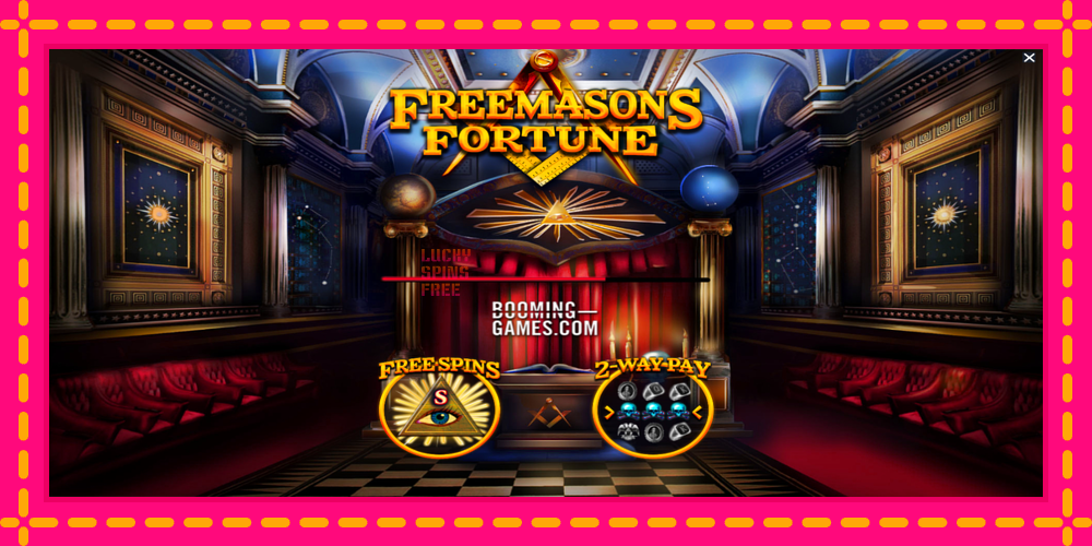 Freemasons Fortune - thiết bị chơi game với phần thưởng độc đáo, hình ảnh 1