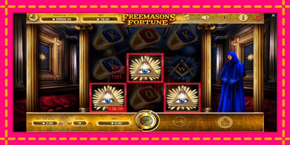 Freemasons Fortune - thiết bị chơi game với phần thưởng độc đáo, hình ảnh 4