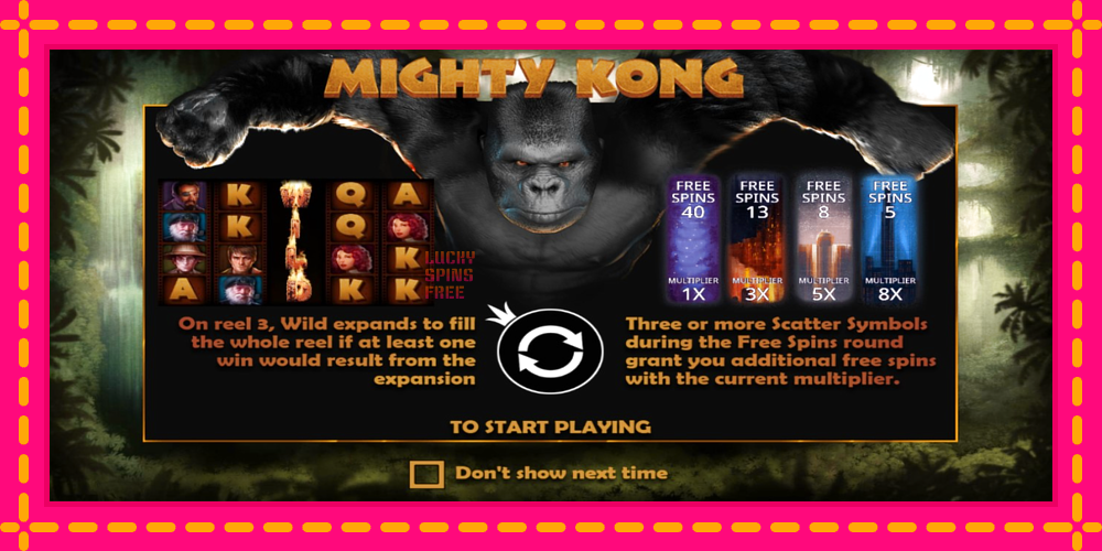 Mighty Kong - thiết bị chơi game với phần thưởng độc đáo, hình ảnh 1