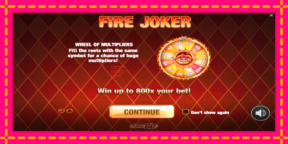 Fire Joker - thiết bị chơi game với phần thưởng độc đáo, hình ảnh 1