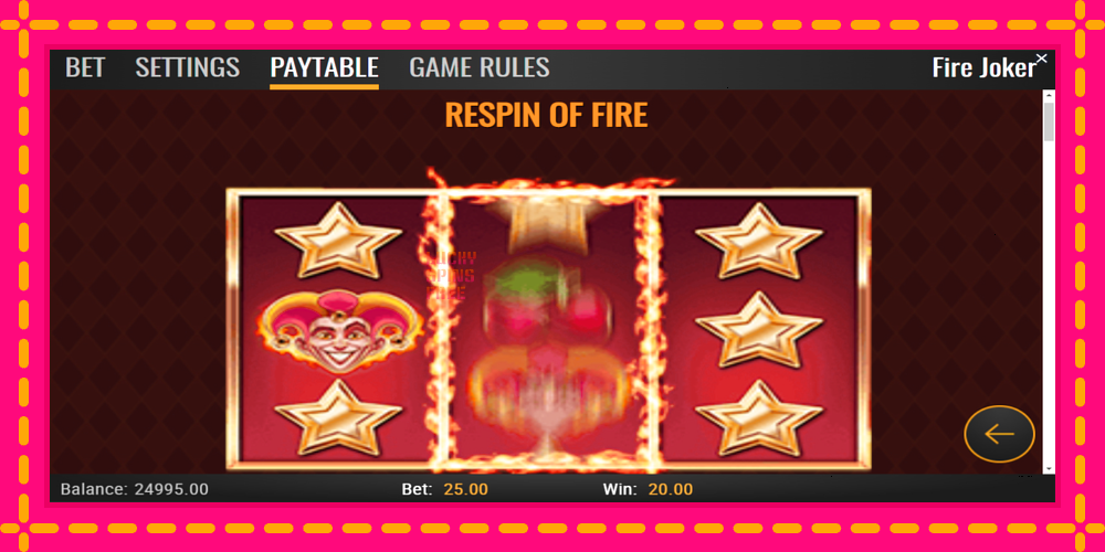 Fire Joker - thiết bị chơi game với phần thưởng độc đáo, hình ảnh 5