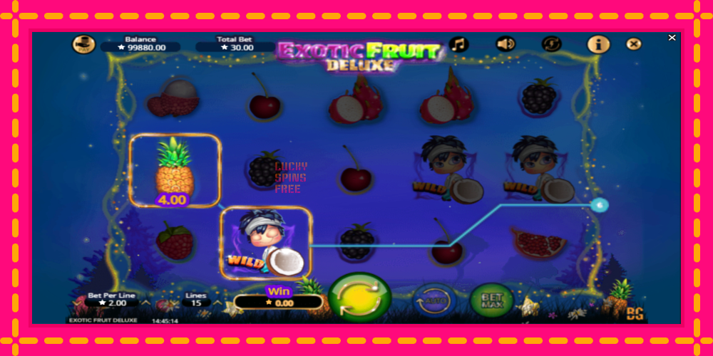 Exotic Fruit Deluxe - thiết bị chơi game với phần thưởng độc đáo, hình ảnh 3