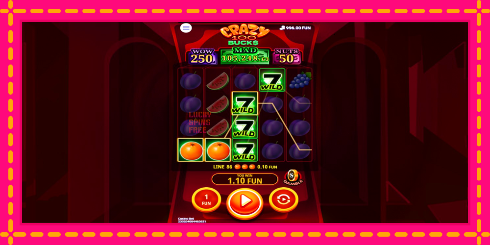 Crazy 100 Bucks - thiết bị chơi game với phần thưởng độc đáo, hình ảnh 2