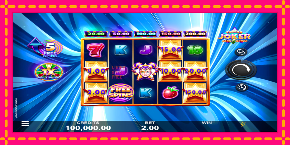 Premier Joker Cash Spree - thiết bị chơi game với phần thưởng độc đáo, hình ảnh 1