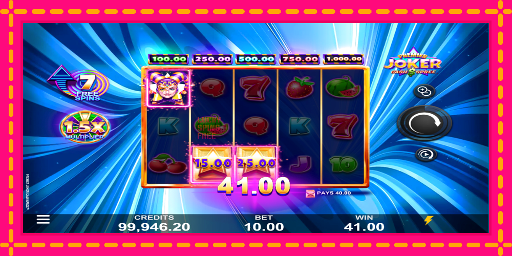 Premier Joker Cash Spree - thiết bị chơi game với phần thưởng độc đáo, hình ảnh 2