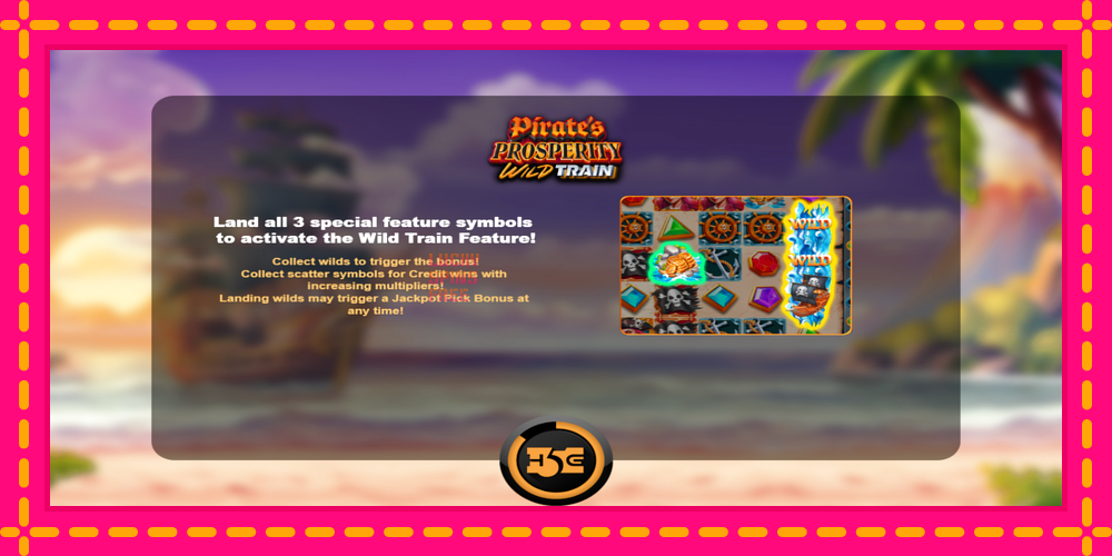 Pirates Prosperity Wild Train - thiết bị chơi game với phần thưởng độc đáo, hình ảnh 1