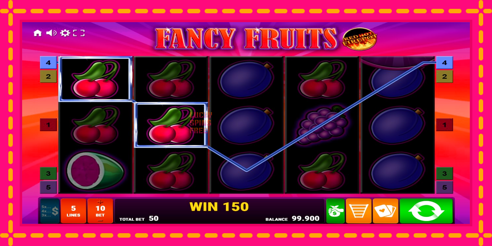 Fancy Fruits Red Hot Firepot - thiết bị chơi game với phần thưởng độc đáo, hình ảnh 2