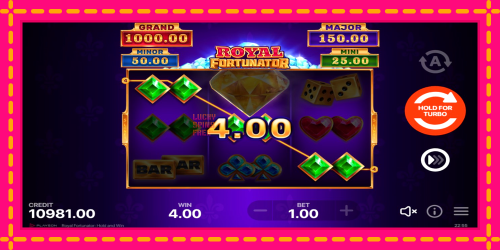 Royal Fortunator: Hold and Win - thiết bị chơi game với phần thưởng độc đáo, hình ảnh 3