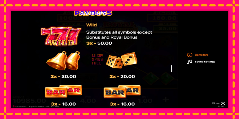 Royal Fortunator: Hold and Win - thiết bị chơi game với phần thưởng độc đáo, hình ảnh 5