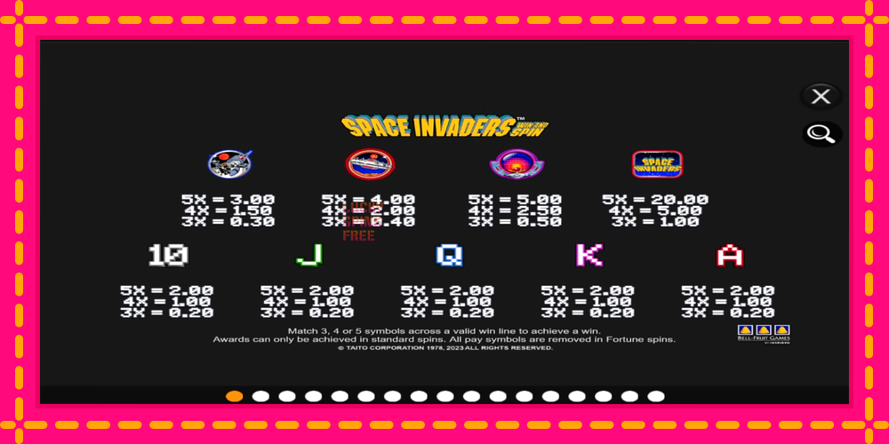 Space Invaders Win and Spin - thiết bị chơi game với phần thưởng độc đáo, hình ảnh 4