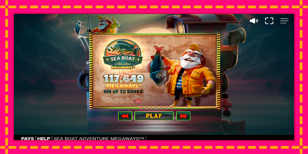 Sea Boat Adventure Megaways - thiết bị chơi game với phần thưởng độc đáo, hình ảnh 1