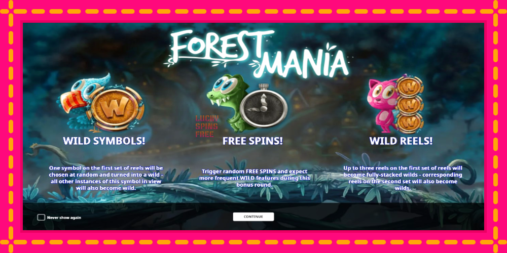 Forest Mania - thiết bị chơi game với phần thưởng độc đáo, hình ảnh 1