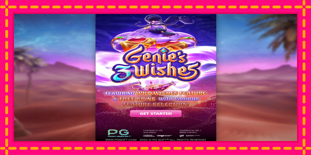 Genies 3 Wishes - thiết bị chơi game với phần thưởng độc đáo, hình ảnh 1