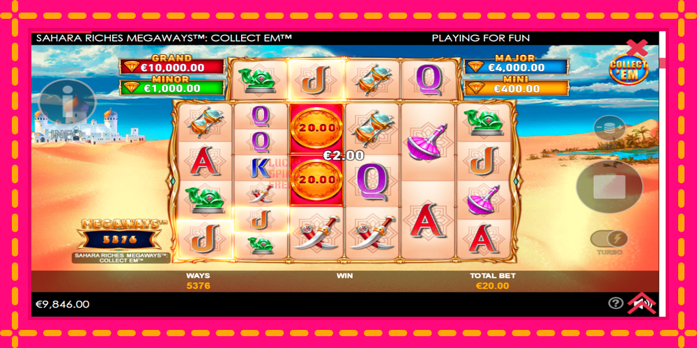 Sahara Riches Megaways Collect Em - thiết bị chơi game với phần thưởng độc đáo, hình ảnh 3