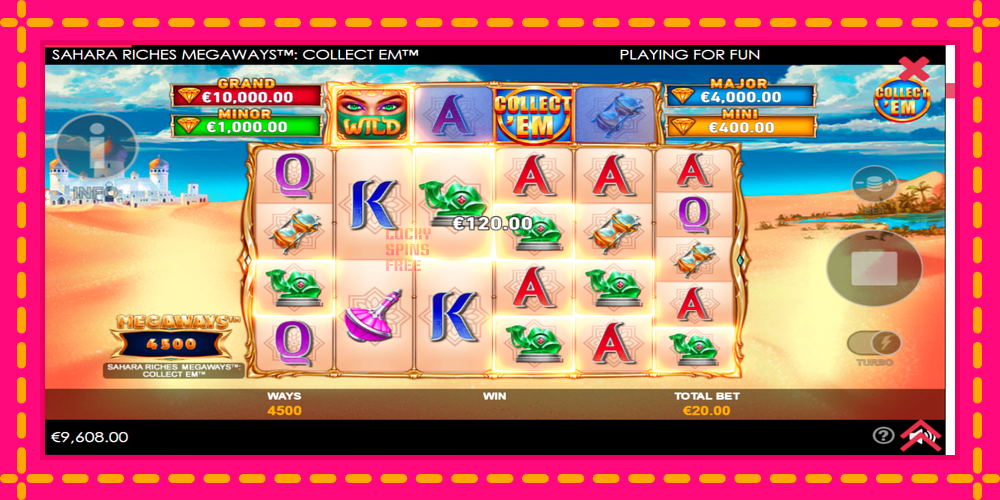 Sahara Riches Megaways Collect Em - thiết bị chơi game với phần thưởng độc đáo, hình ảnh 4