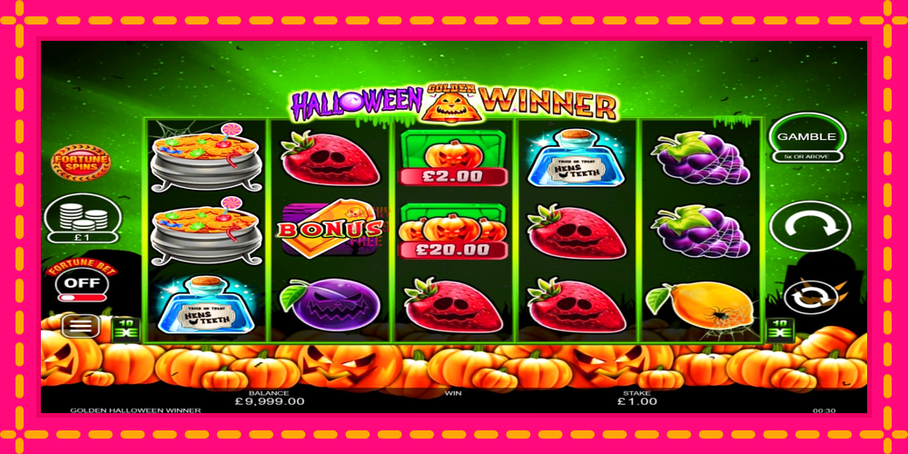 Halloween Golden Winner - thiết bị chơi game với phần thưởng độc đáo, hình ảnh 2