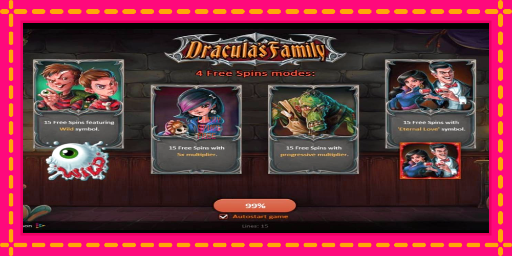 Dracula’s Family - thiết bị chơi game với phần thưởng độc đáo, hình ảnh 1