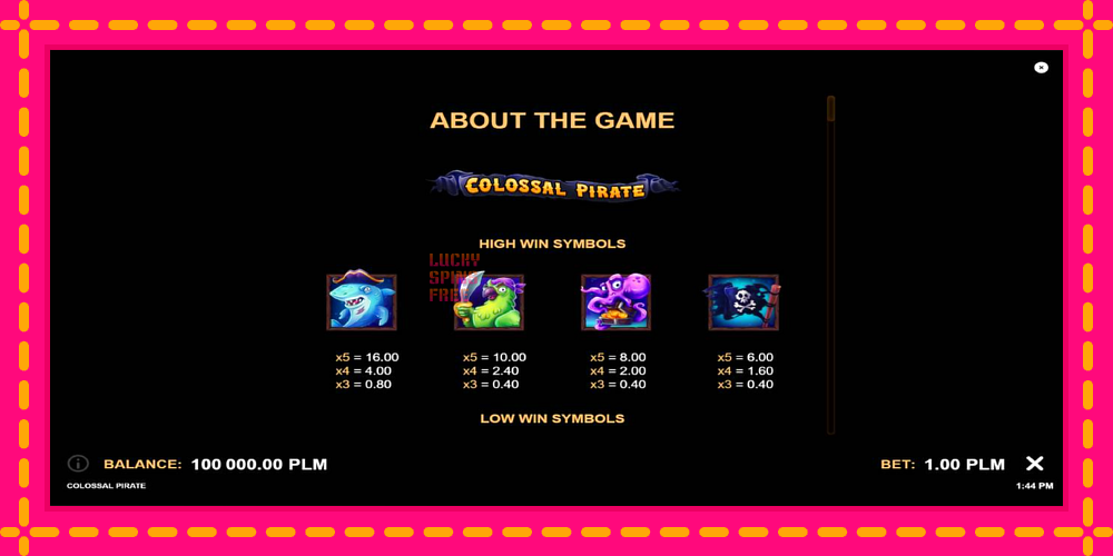 Colossal Pirate - thiết bị chơi game với phần thưởng độc đáo, hình ảnh 7