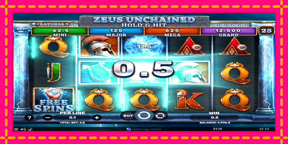 Zeus Unchained - Hold & Hit - thiết bị chơi game với phần thưởng độc đáo, hình ảnh 3