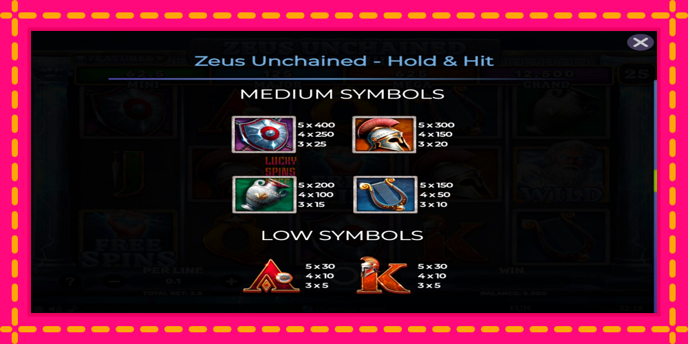 Zeus Unchained - Hold & Hit - thiết bị chơi game với phần thưởng độc đáo, hình ảnh 6