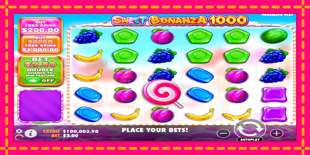 Sweet Bonanza 1000 - thiết bị chơi game với phần thưởng độc đáo, hình ảnh 2