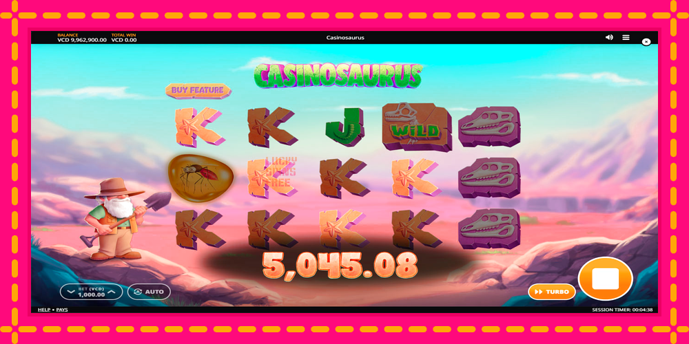 Casinosaurus - thiết bị chơi game với phần thưởng độc đáo, hình ảnh 3