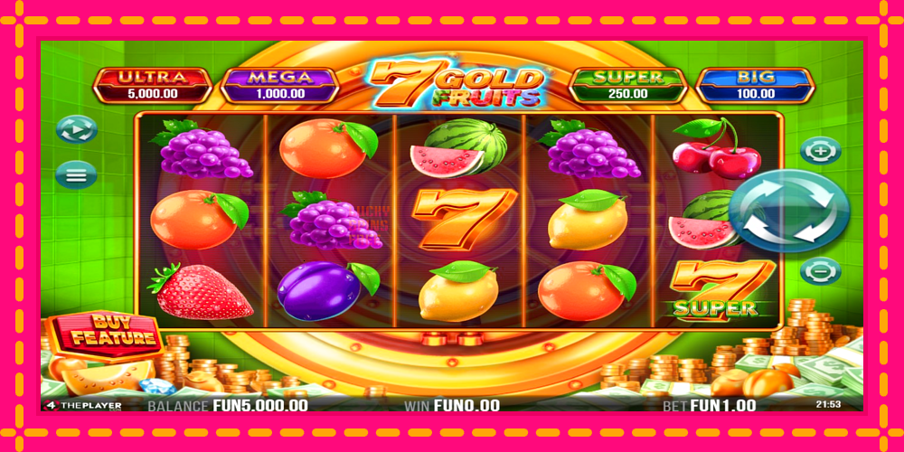 7 Gold Fruits - thiết bị chơi game với phần thưởng độc đáo, hình ảnh 2