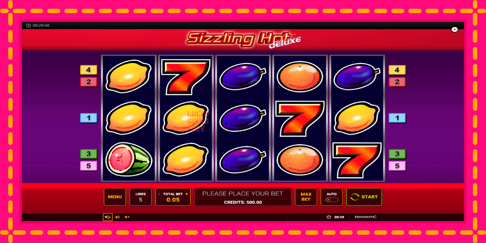 Sizzling Hot Deluxe - thiết bị chơi game với phần thưởng độc đáo, hình ảnh 2